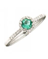 Anello Recarlo Donna Primula in Oro bianco Smeraldo R33CG244/SM-14 - R33CG244/SM-13